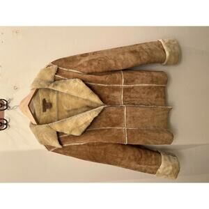 Vintage Arden B. Suede Shearling Jacket